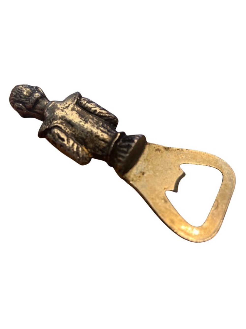 Vtg Guy Of Warwick Pewter Bottle Opener Collectible Barware England Figurine Han - Picture 2 of 5